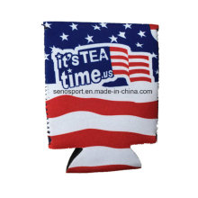 China Promotional American Flag Neoprene Can Holder (SNCC19)